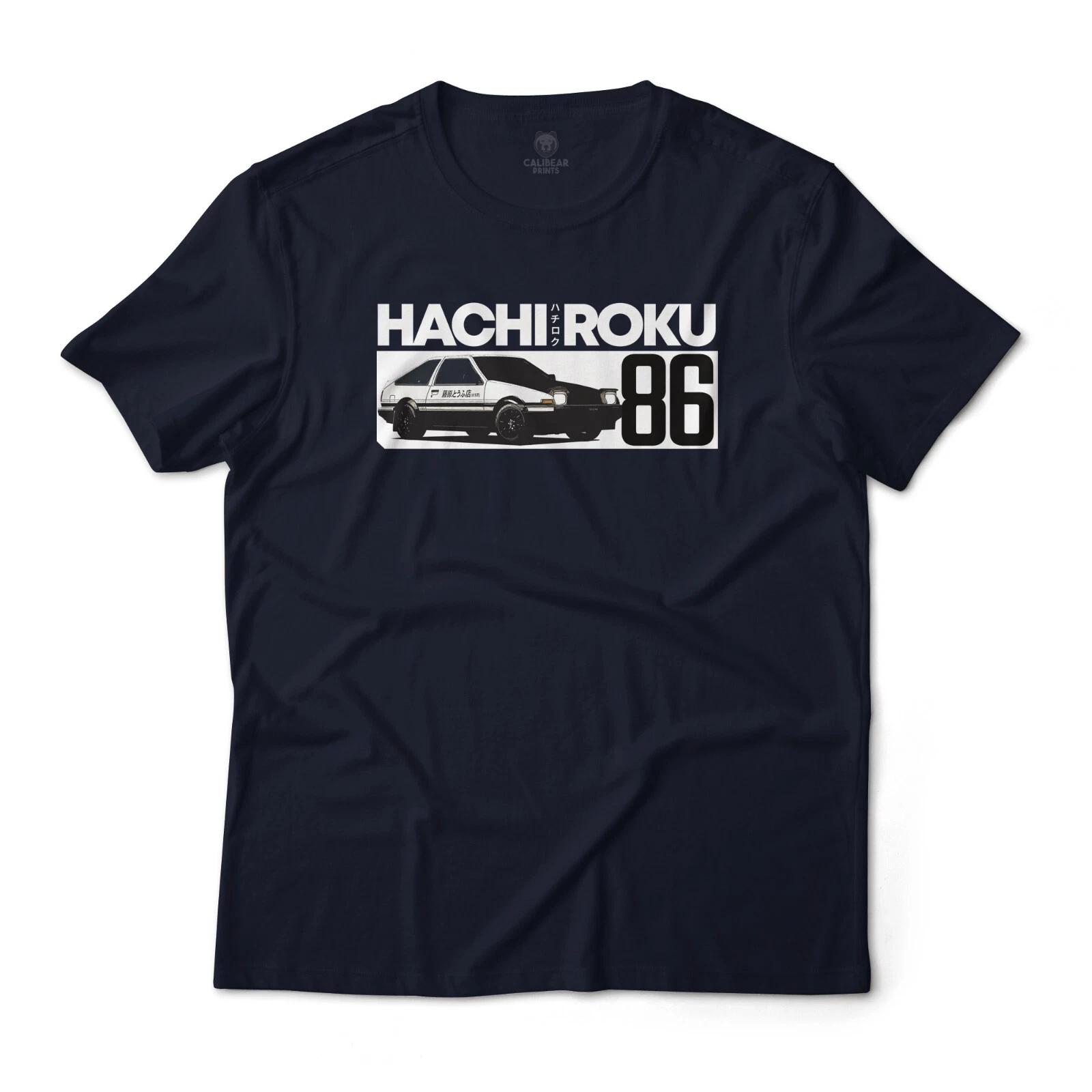 Hachi-Roku Trueno AE86 Car Initial-D Anime JDM Graphic Art Lightweight T-T-Shirt 3XL