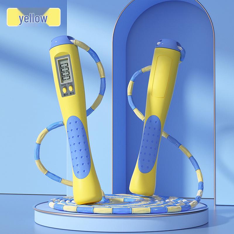 Adjustable Bamboo Section Jump Rope for Kids with Counting & Custom Logo