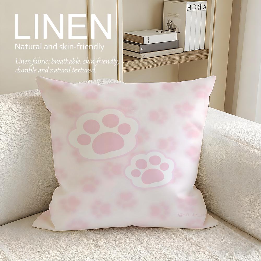 Cute PawPals Cushion Cover Pillowcase Set Pcs x x Breathable Washable Sofa Cushion Cover 30X30cm