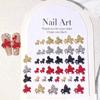 10Pcs Cute Cartoon Alloy Pony Nail Accessories Stylish Three-Dimensional Horse Nail Decoration For Girls Manicure Accessories