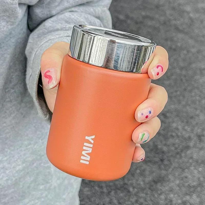 230ml Mini Stainless Steel 316 Vacuum Insulated Tumbler, Portable Pocket Thermal Mug for Coffee Tea, Fashion Design
