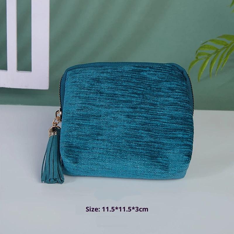 

5-слойная сумка для хранения, бархатные мешочки для ювелирных изделий, сумки для часов, браслетов, колец, серег, портативный дорожный футляр для ювелирных изделий синий