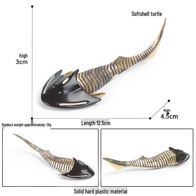 Children's Marine Animal Cognitive Model: Shark, Megalodon, Tiger Shark - Desktop Toy Ornament