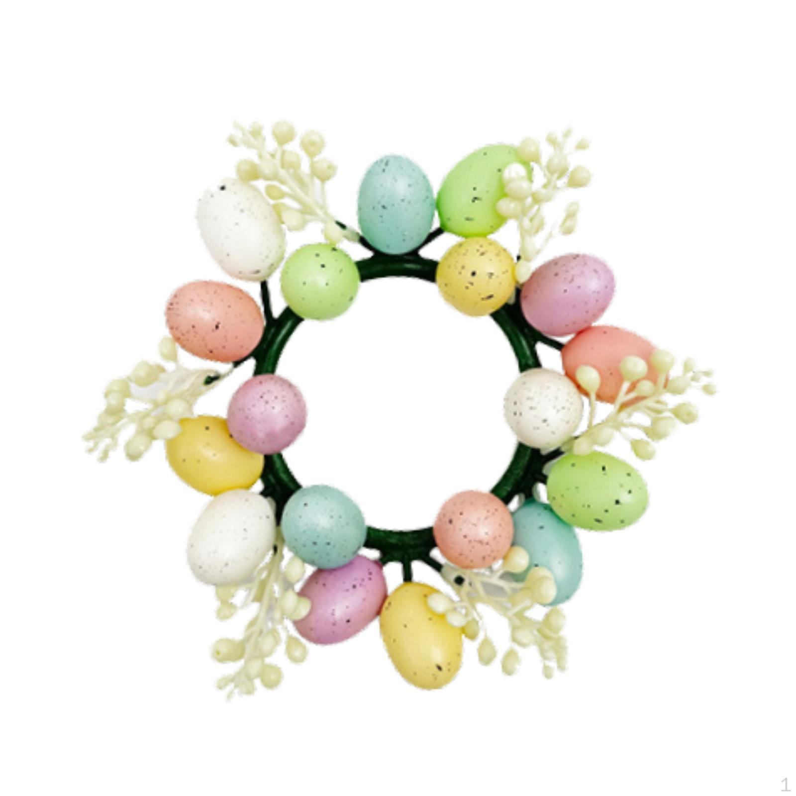 

Пасхальна свічка Кільця Вінок із зелені Декоративний міні-підсвічник для життя Style B