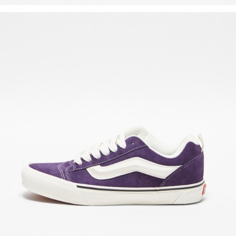 Barnes New School   Pig Suede Dark Purple Vn000cs0drv1