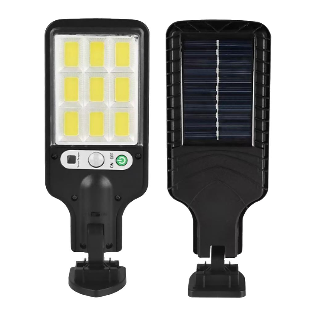 Solar LED Lights 108 COB 3 Modes Motion Sensor IP65 Waterproof Outdoor Garden Path Lighting with 180°Adjustable Panel