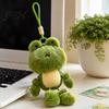Soft Fluffy Plush Toy Funny Frog Keychain with Fragrance & Movable Limbs, Stuffed Animal Cute Bag Charm for Backpacks Keys, Decorative Hanging