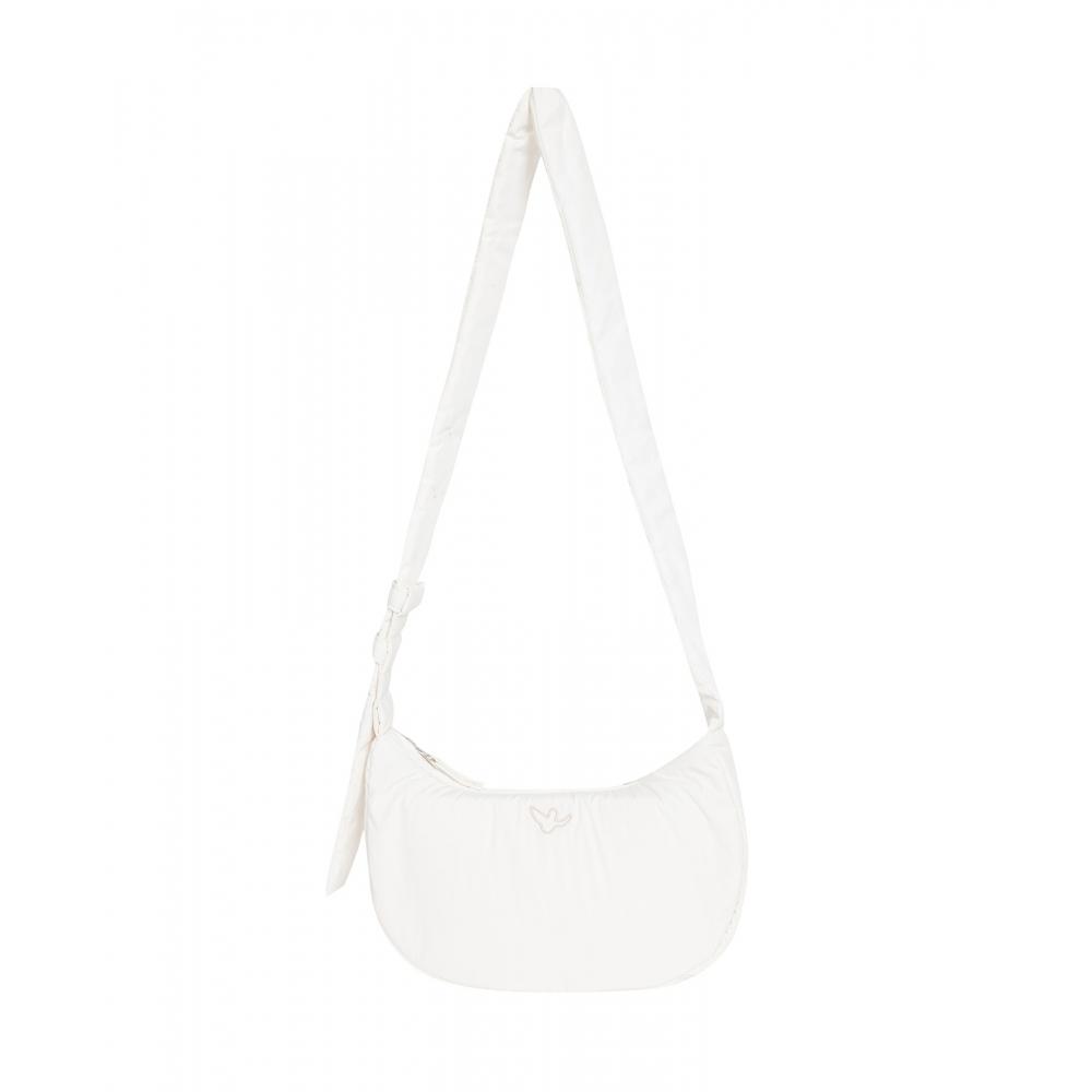 

WHATITISNT СУМКА-ХОБО ИЗ НЕЙЛОНА ANGEL цвета слоновой кости