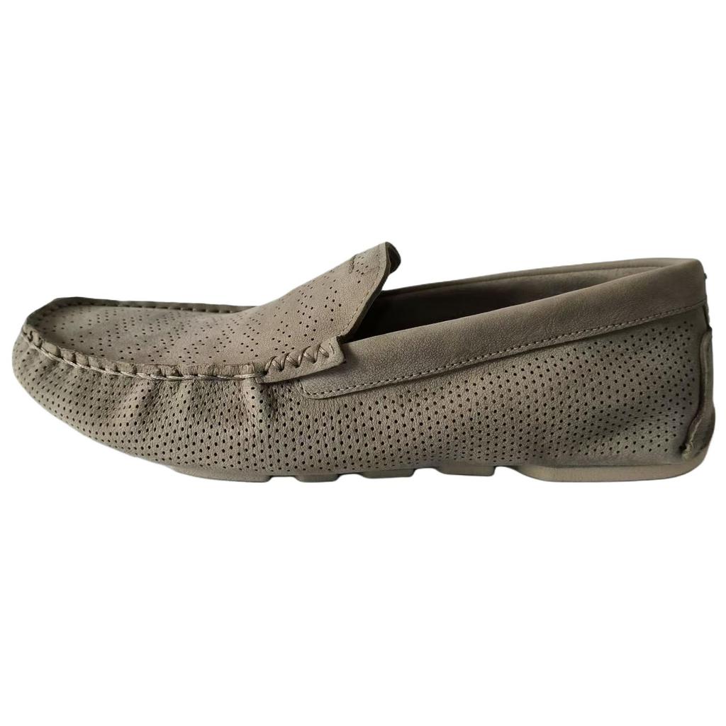 UGG Henrick Stripe Perf Slip-On Comfortable Loafers Men Loafers Green 1014642-ALP