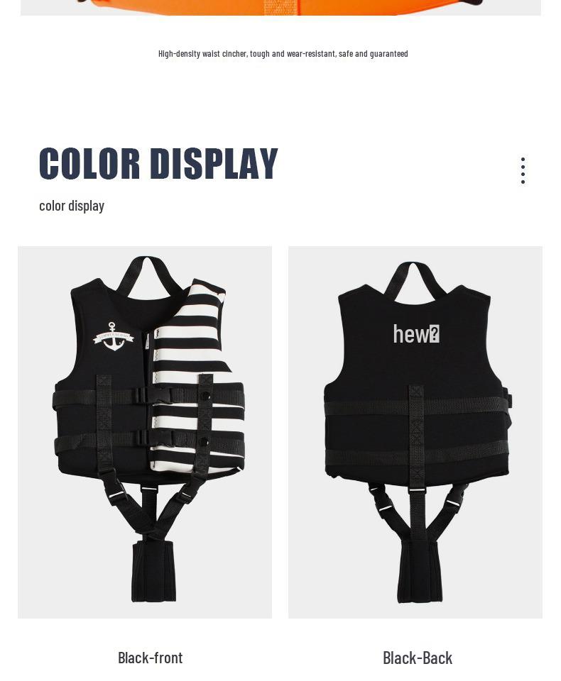 Kids' Professional Buoyancy Vest: Warmth and Safety for Snorkeling, Swimming, and Drifting