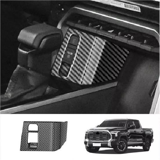 Car Handbrake Switch Panel Cover Trim For Toyota Tundra 22-25 Accessories Carbon