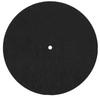 ColorfylCoco Turntable DJ 3mm Mat, 7-inch Slipmat, Felt, 18.7cm Diameter, Thick, Black, Non-Slip, Replacement, Anti-Static, Vibration-Dampening