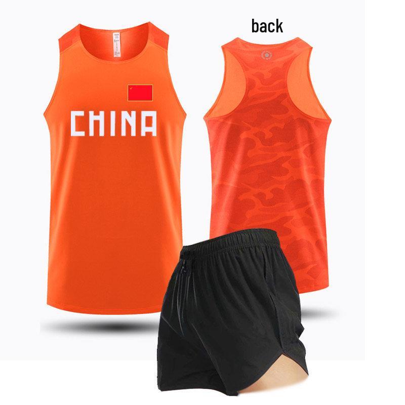 Unisex Chinese Team Athletics Training & Competition Uniform for Students