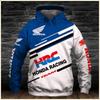 Sudadera con capucha Honda para hombre, sudadera con estampado 3D para motocicleta, moda para deportes al aire libre,