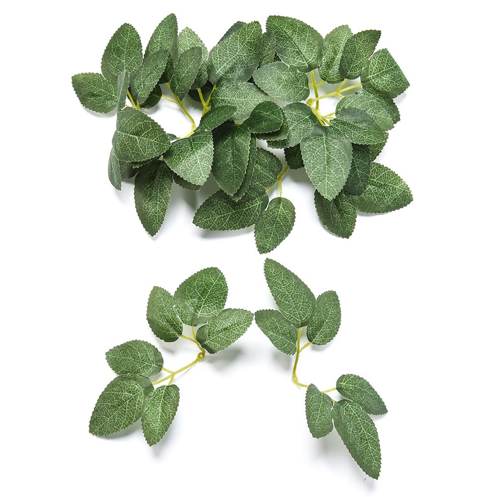 

100/10Pcs Artificial Flowers Fake Rose Heads with Stems Valentines Day Gift DIY Wedding Bouquet Decorations Green Leaves 10PCS