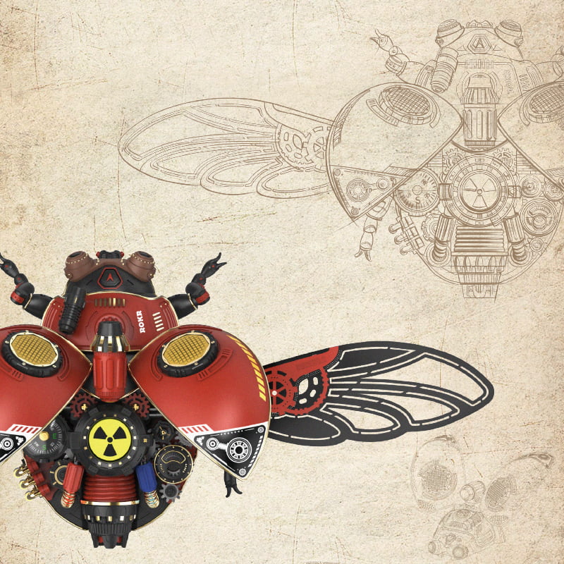 ROBOTIME ROKR Scout Beetle Model DIY 3D Puzzle MI02