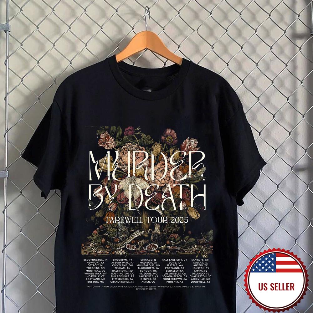 

Murder By Death bAND Farewell Tour T Shirt Size S5XL Unisex T-Shirt S