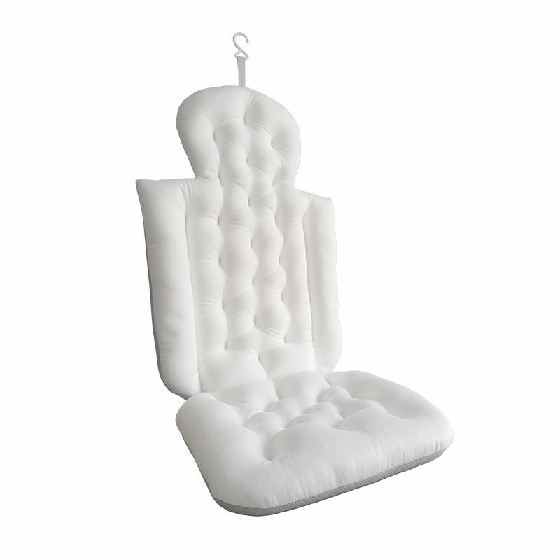 Adult Full Body Bathtub Mat and Pillow Combo