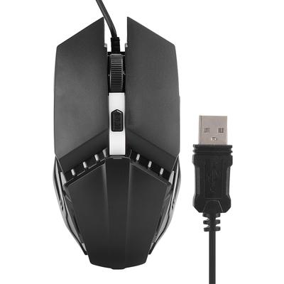 Kabelmaus Bunte Leuchtende Optische Gaming-Maus 4D Ergonomische Computerteile