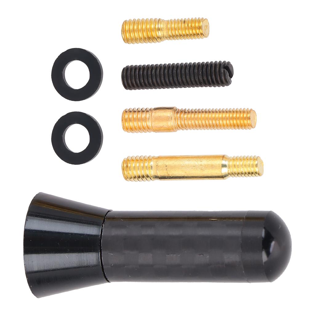 3.5cm1.4in Antenna Short Aluminium Alloy Carbon Fiber Automobile Modification Universal