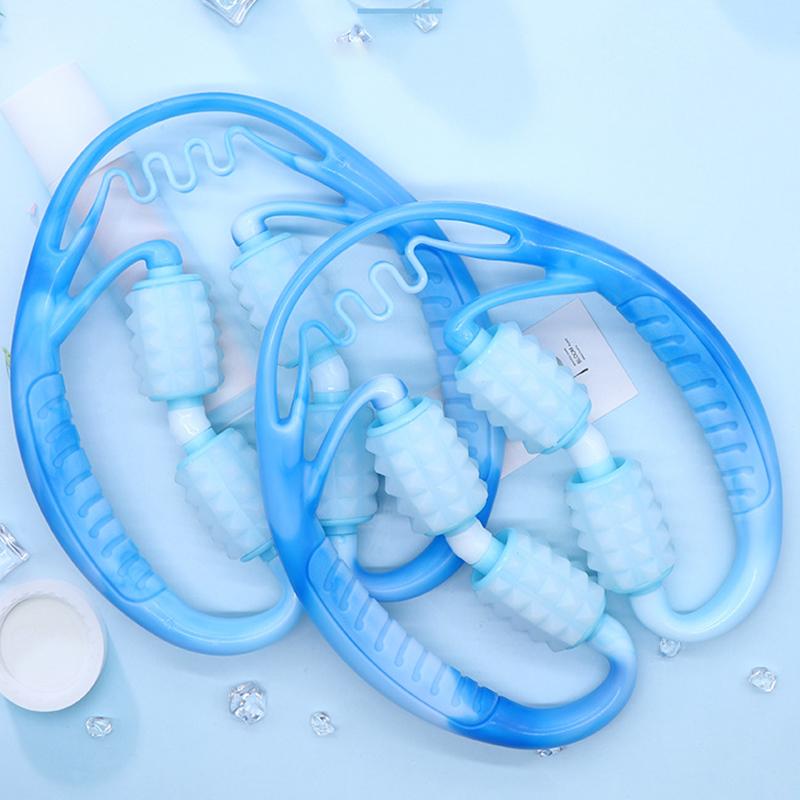 Blauer Rollring-Massagegerät Heim Büro Yoga Bein Fitnessgerät Training Beinverschönerer Muskelentspannung Massagerolle