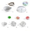 QX2E Floral Silicone Molds For Making Soap Decorative Bowl Gypsum Ornaments