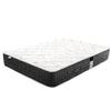 Ensemble Matelas 140x190 cm, Sérénité, 27 cm, ressorts ensachés, ferme, face été/hiver + sommier gris ep20cm + 2 oreillers + couette