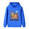 Cute Capybaras Adorable Kawaii Kids' Clothes Warm Sweaters and Hoodies for Outdoor Sports In Autumn and Winter for Girls  Boys