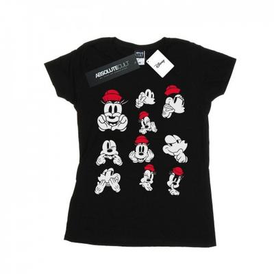 Damen/Damen Minnie Mickey Photo Poses Baumwoll-T-Shirt