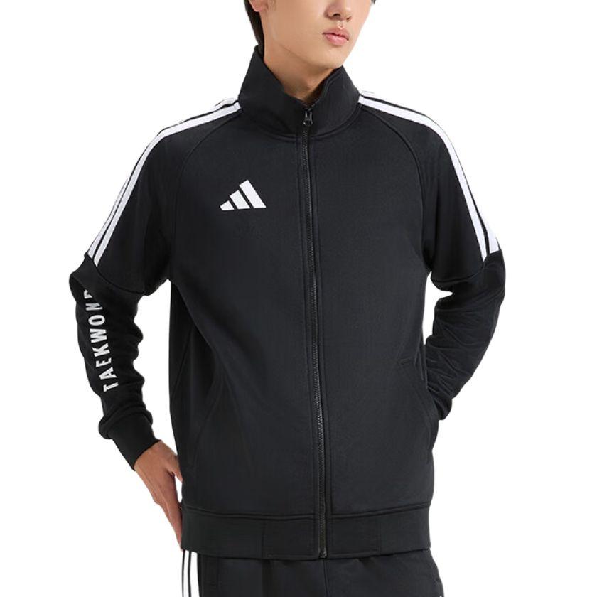 

Adidas Полосатая спортивная куртка с воротником-стойкой, ветрозащитная, дышащая, унисекс, TR30JR1TK-BW 3XL