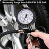 Digital Tire Pressure Gauge Car Tire Pressure Gauge Automatic Heavy-Duty Portable Compressor Accessory Adapter Nozzle For RV