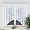 Bożena - Ready-Made Jacquard Curtain With A Cut At The Bottom - 300X160 Cm - White