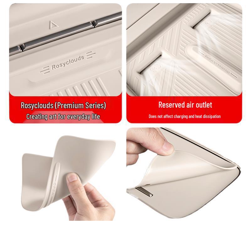 5 NIO ES6 ET5T EC6 Center Console Cup Holder Wireless Charger Silicone Mat (Car Interior Decorative Accessory)