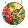 Buntglas-Stil Puzzle Sonnenfänger Acryl Fensterhänger Ornamente DIY Puzzle Kunst Sonnenfänger Set für Erwachsene