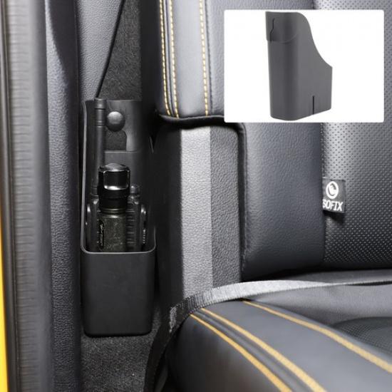 

Black ABS Rear Side Seat Storage Box Tray For Ford Ranger T9 +