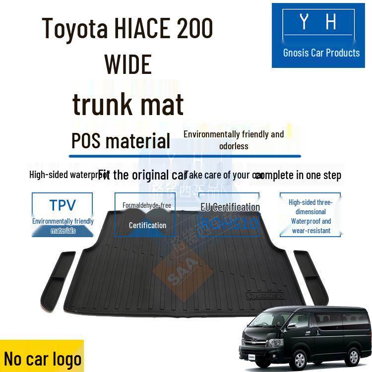 

Waterproof and Wear-Resistant Trunk Mat for Hiace 200 and HIACE200WIDE Wide-Body Models QJL/Qian Jun Lian