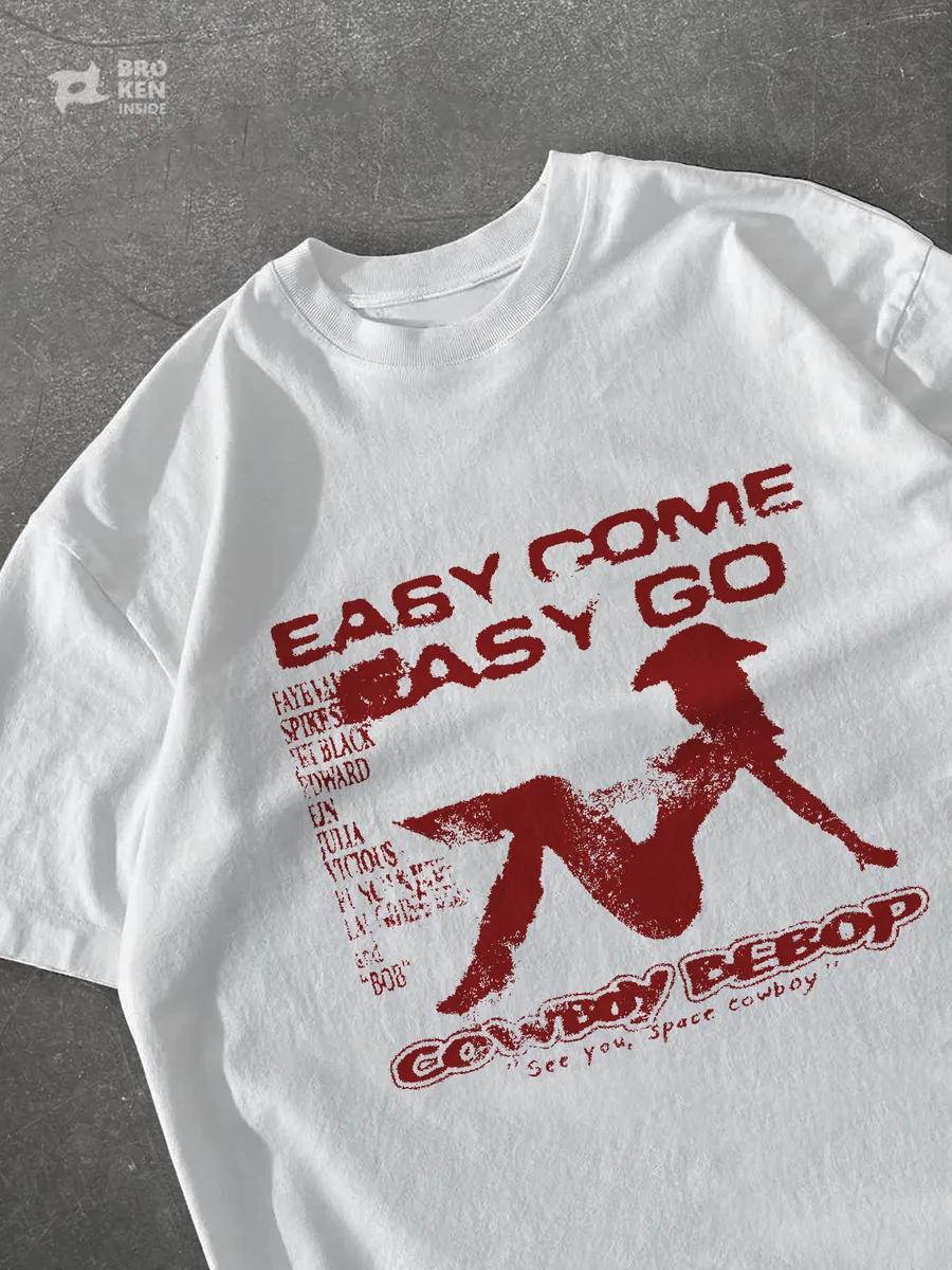 Vintage 90s T-shirt with retro print 4XL