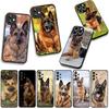Phone Cover German Shepherd Lovely Dog Casing for Apple iPhone 16 15 14 Plus 13 12 Mini 17 Pro Max + ProMax 16E Air 15+ Case