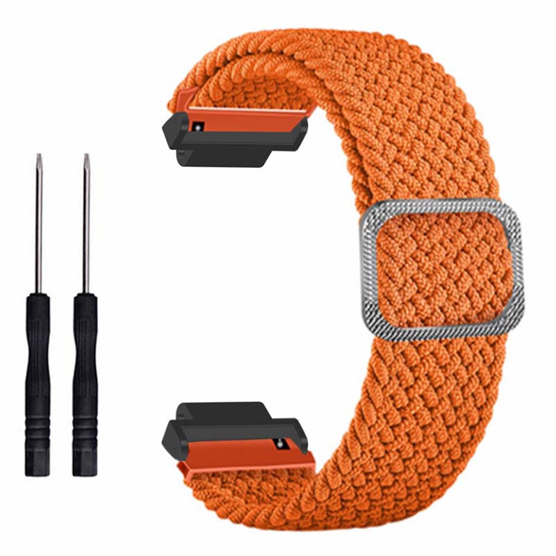 For Garmin Forerunner 220/230/235/735XT/620/630 Watch Strap Stretchy Braided Nylon Band