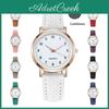 Modern Casual Night Light Wristwatch Unisex Quartz Watch With Matte Leather Strap Ladies' Quartz Watch