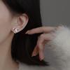 Eternal Heart Love Stud Earrings Women's Simple Small Exquisite Earrings Fashion Temperament Ear Jewelry