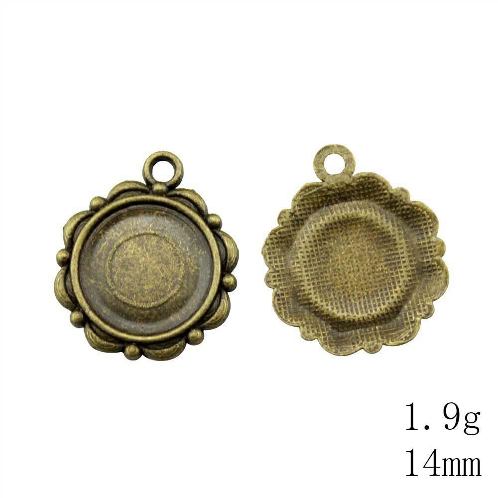 Back To School Jewelry And Accessories Fit Round 16mm Glass Cabochon Base Setting Tray Accessories Parts Items Accessories Accessories