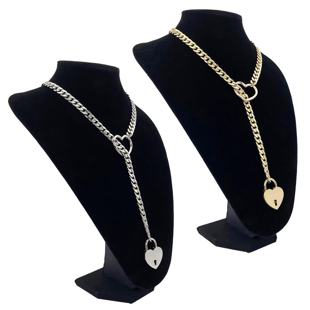 Love Heart Pendant Necklace Women Fashion Adjustable Clavicle Chain Temperament Neck Jewelry Hiphop Choker Collar Chain