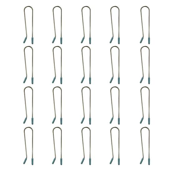 20Pcs Hot Roller Clips Hot Curler U-shaped Clip Replacement Kit Heated Roller Securing Pins Fits All Sized Rollers Curlers