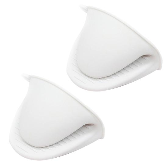 2 Stücke Ofenhandschuh Rutschfester Hängering Verbrühungsschutz Silikon Backen Wärmedämmung Handcliphalter Küchenhelfer