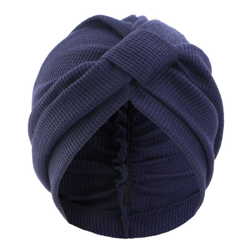 Women S Headscarf Hat Breathable Cotton Thick Waffle Square Headscarf Hat Indian Hat Ethnic Headscarf