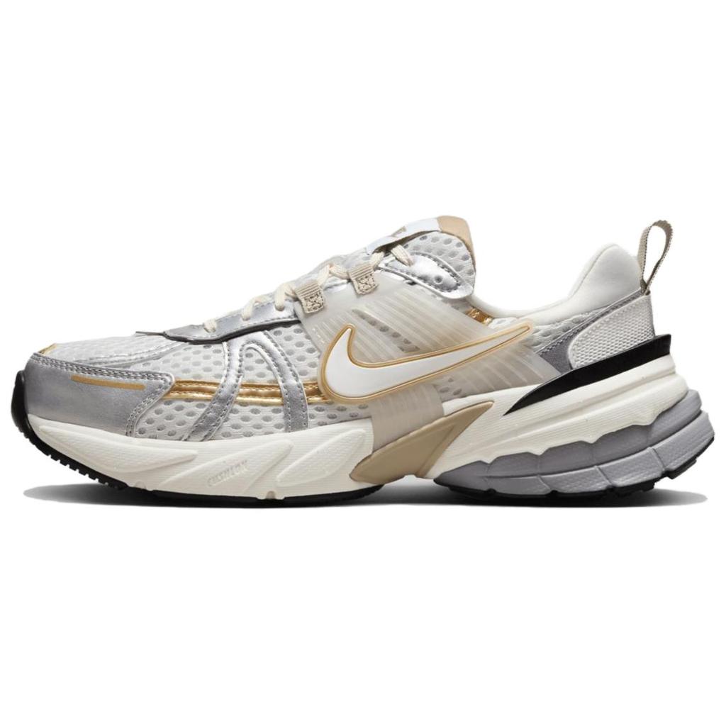 Novo Nike V2K Run Cáqui Prata Metálico Feminino HJ7245-100