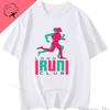 Casual Loose Cotton Oneck Sport T Shirt Run Fit Running Classics  Graphic T Shirts Unisex Women Streetwear Clothes