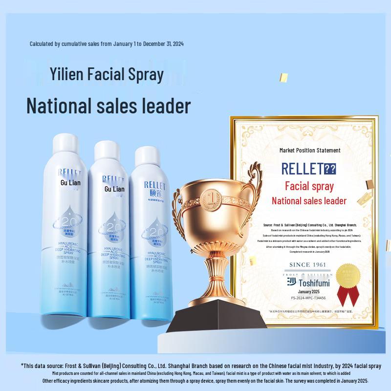 RELLET Hyaluronic Acid Deep Hydrating Facial Spray Set