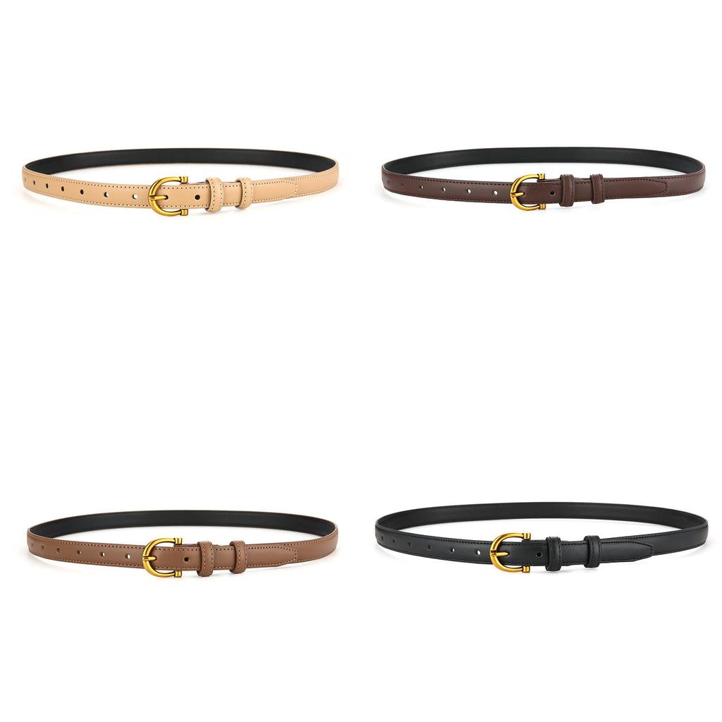 Womens Leather Belt Fashion Casual Elegant Genuine Leather For Office And Daily Wear